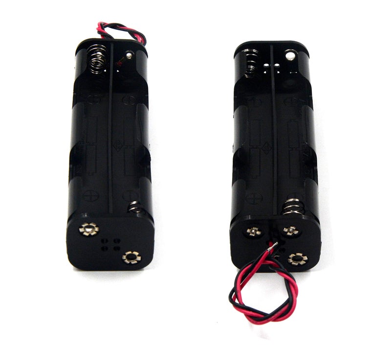 LampVPath (Pack of 3 8 AA Battery Holder, 12v AA Battery Holder with Leads - Image 3